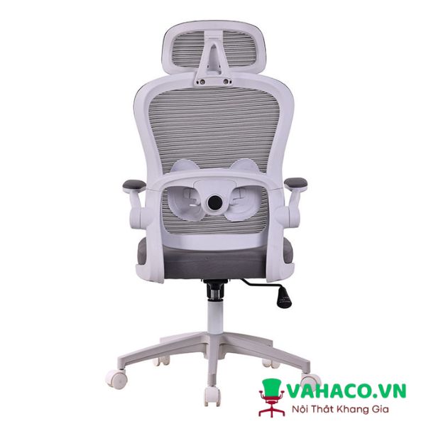 Ghế lưới văn phòng chuẩn ergonomic lưới xám khung trắng: SG - 2409 - $hienthicat